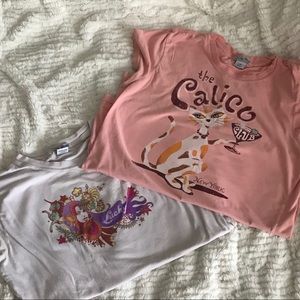 Two Lucky Brand Graphic Tees